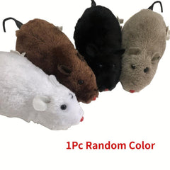 Wind Up Plush Mouse Toy For Indoor Cats