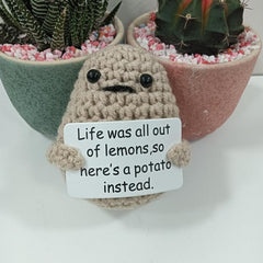 Positive Energy Potato Doll Woolen Decoration Gift