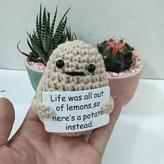 Positive Energy Potato Doll Woolen Decoration Gift