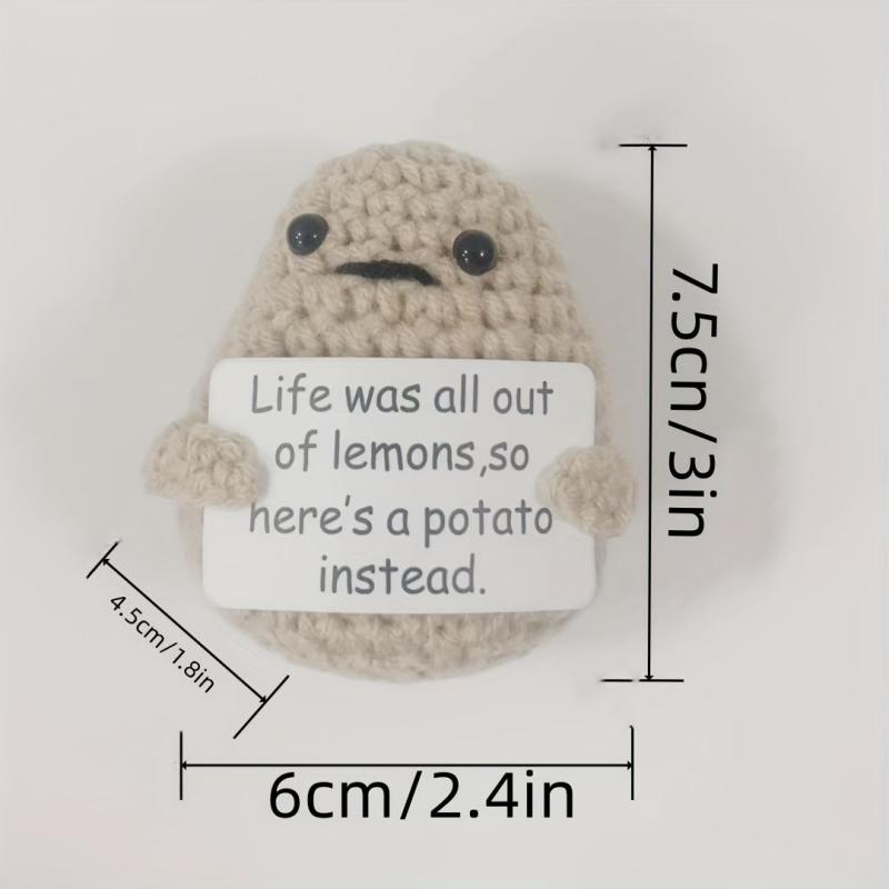 Positive Energy Potato Doll Woolen Decoration Gift