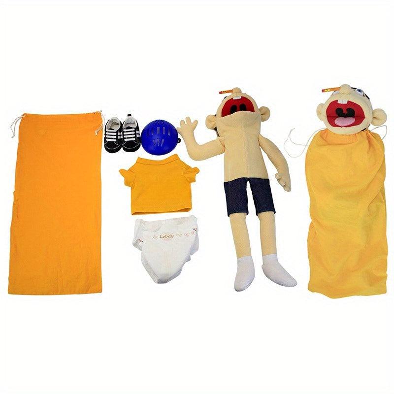 Funny Boy Plush Toy Puppet Doll Children Comfort Toy Birthday Gift