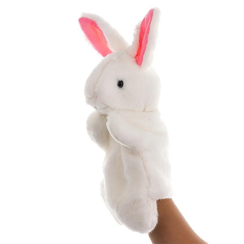 Easter Bunny Hand Puppet Plush Toy for Kids