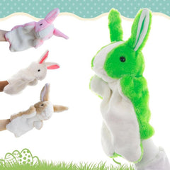 Easter Bunny Hand Puppet Plush Toy for Kids