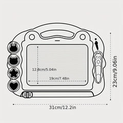 Magnetic Drawing Tablet Erasable Marker Learning Game Toy