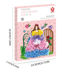 Princess Dress-up Watercolor Activity Book DIY Craft Art Toys