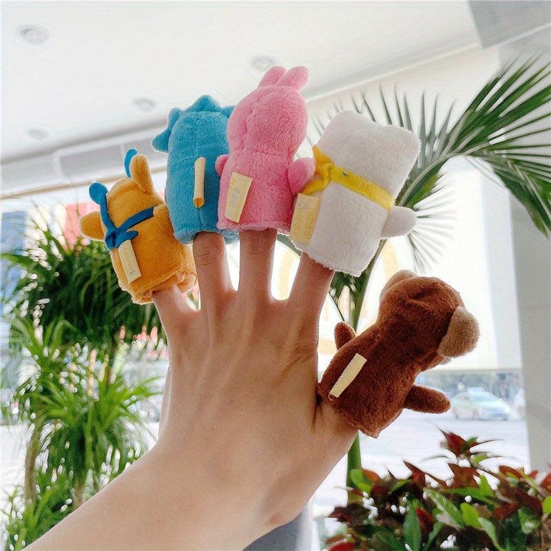 Cute Animal Finger Doll Plush Toy - Fun Parent-Child Gift