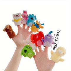 Cute Animal Finger Doll Plush Toy - Fun Parent-Child Gift