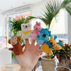 Cute Animal Finger Doll Plush Toy - Fun Parent-Child Gift