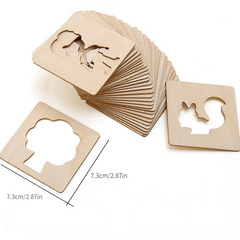 20pcs Children's Painting Template Set Girl Gift Educational Toys
