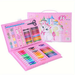 86pcs Painting Pens Set Washable Art Tools Crayon Watercolor Stationery Gift