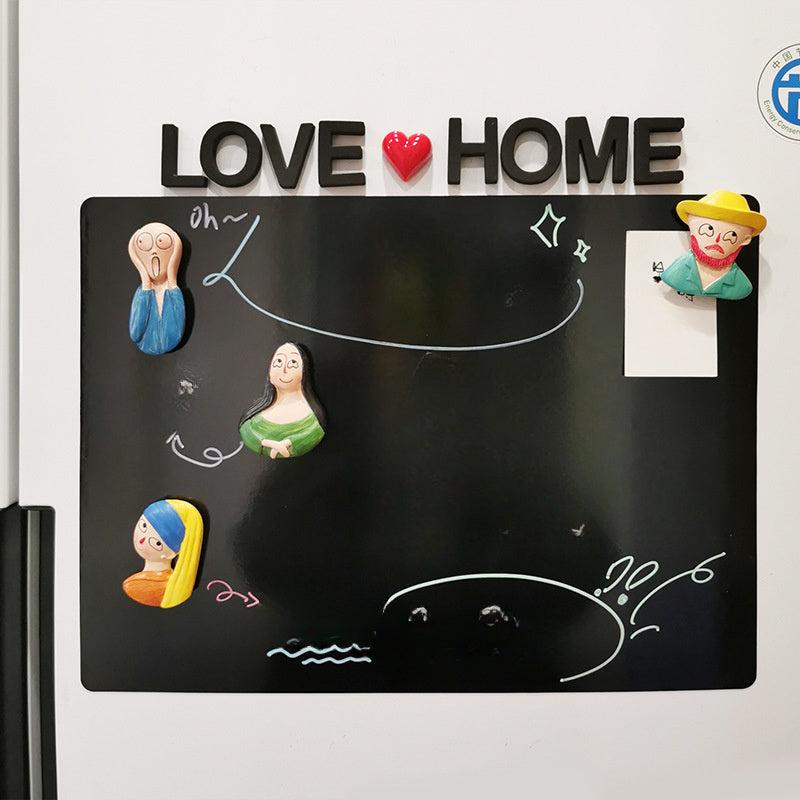 Magnetic Blackboard Refrigerator Sticker Bulletin Board