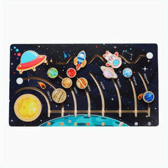 Solar System Planets Puzzle Board for Kids