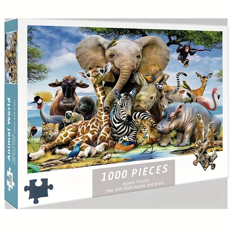 1000pcs Landscape Puzzle Mountain Water Painting Adults Fun Toys