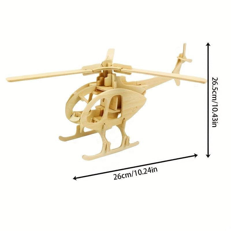 3D Wooden Puzzle for Parent-Child Activities