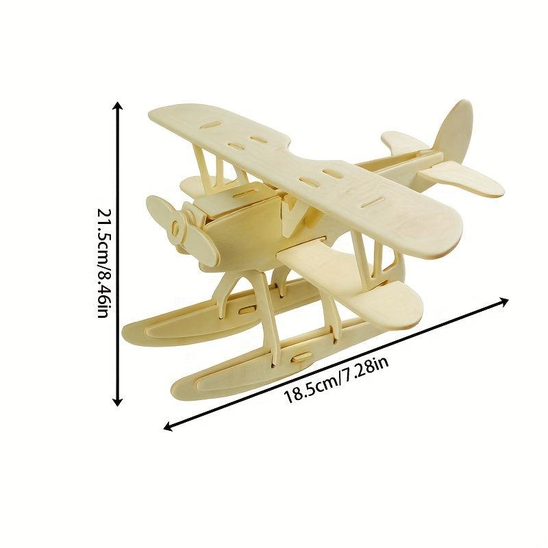 3D Wooden Puzzle for Parent-Child Activities