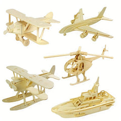 3D Wooden Puzzle for Parent-Child Activities