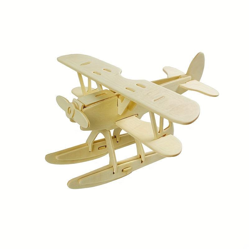3D Wooden Puzzle for Parent-Child Activities
