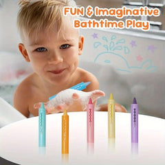 Washable Erasable Bathroom Crayon Rod Water based Crayon