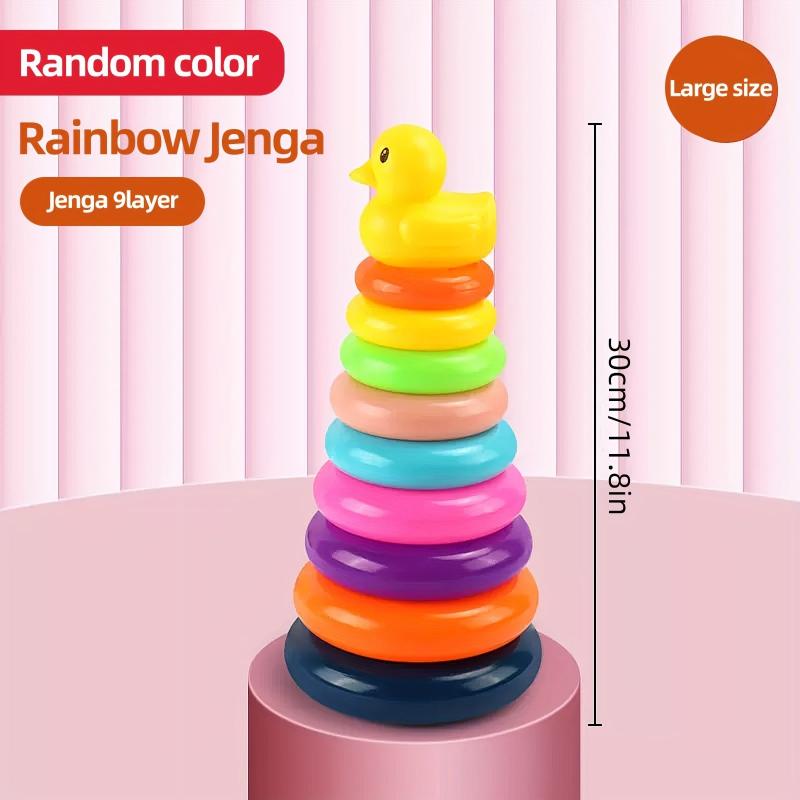 Duck Stacking Tower Infant Puzzle Toy Christmas Halloween Gift