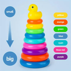 Duck Stacking Tower Infant Puzzle Toy Christmas Halloween Gift