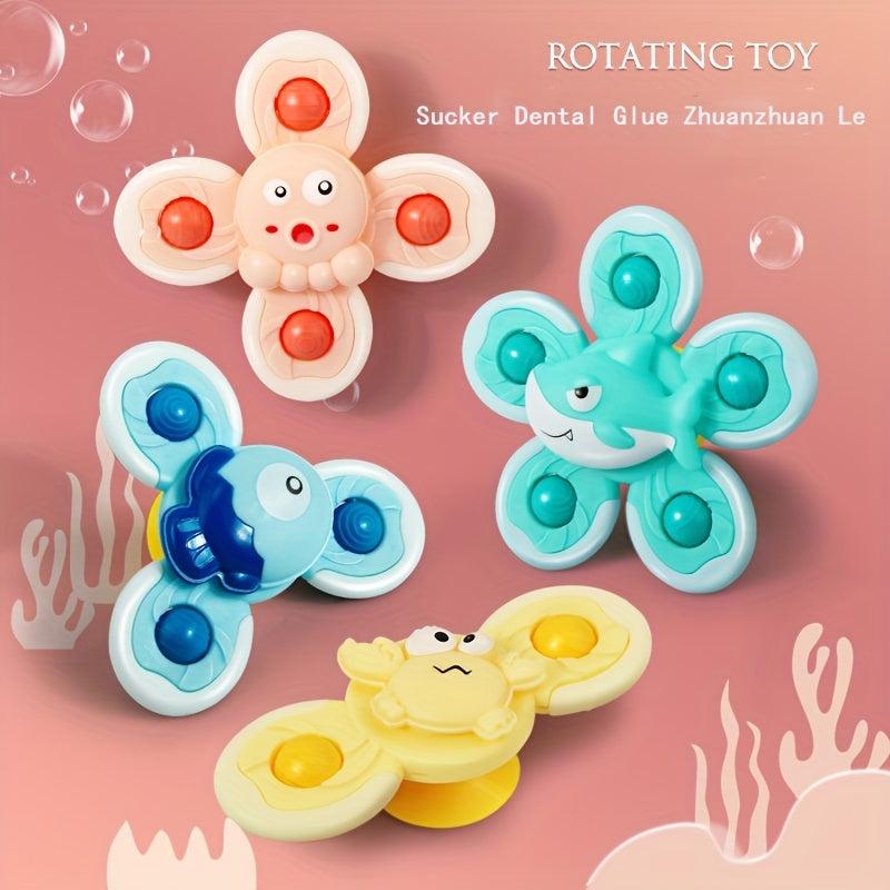 Sucker Rotating Pattern Toy - Sensory Early Childhood Education Toy