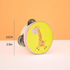 Preschool Cartoon Clapping Drums Tambourine Percussion Instruments
