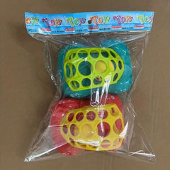 Soft Rattan Car Toys Hand Grab Ball Elastic Sound Kids Play Toy