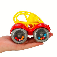 Soft Rattan Car Toys Hand Grab Ball Elastic Sound Kids Play Toy