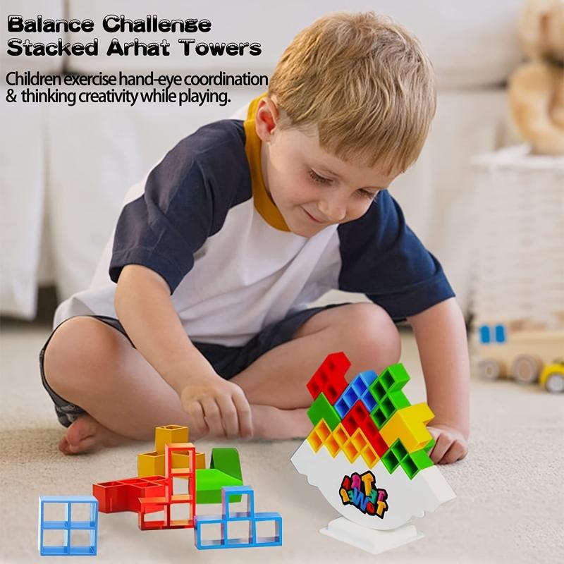 Tower Stacking Building Blocks Balance Game Tower Game Board Games Balancing