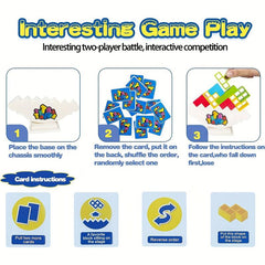 Tower Stacking Building Blocks Balance Game Tower Game Board Games Balancing