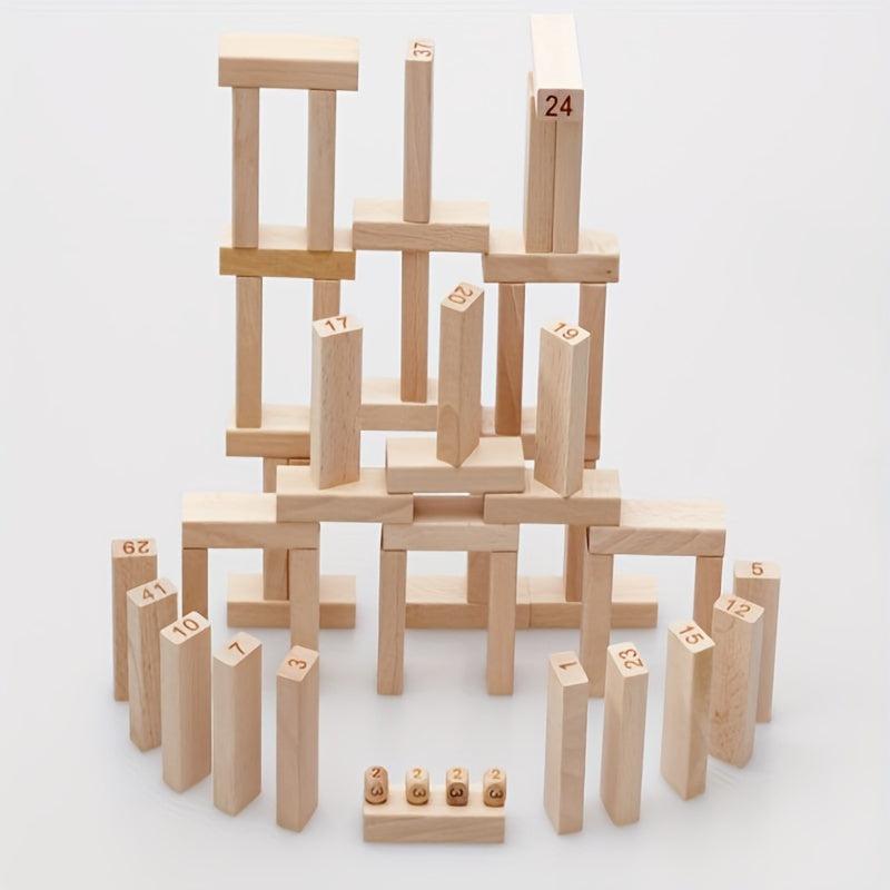 Layered Building Blocks Puzzle Table Game Exercise Hand And Brain Abilities