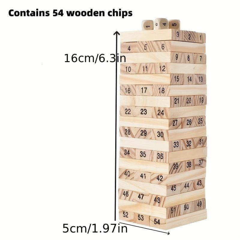 Layered Building Blocks Puzzle Table Game Exercise Hand And Brain Abilities