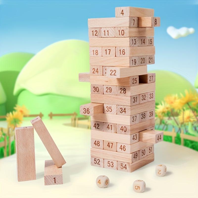Layered Building Blocks Puzzle Table Game Exercise Hand And Brain Abilities