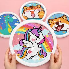 DIY Handcraft Diamond Painting Set for Kids Room Decor