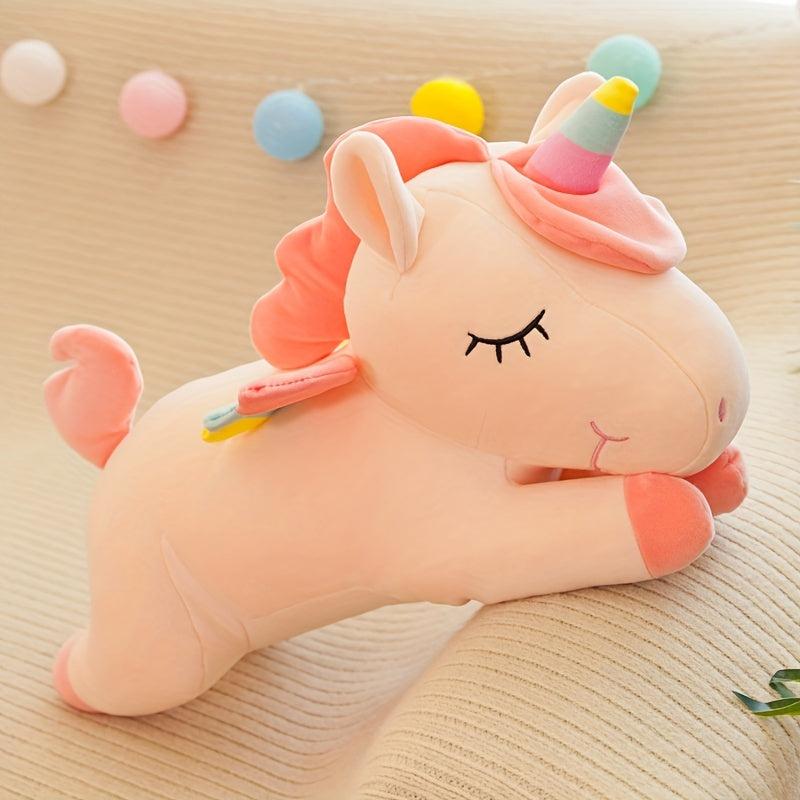 30cm Soft Unicorn Plush Toy Sleeping Pillow Doll Stuffed Plush Pillow for Girls