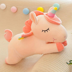 30cm Soft Unicorn Plush Toy Sleeping Pillow Doll Stuffed Plush Pillow for Girls