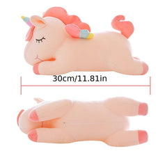 30cm Soft Unicorn Plush Toy Sleeping Pillow Doll Stuffed Plush Pillow for Girls