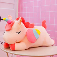 30cm Soft Unicorn Plush Toy Sleeping Pillow Doll Stuffed Plush Pillow for Girls