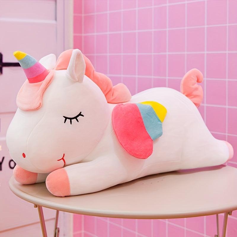 30cm Soft Unicorn Plush Toy Sleeping Pillow Doll Stuffed Plush Pillow for Girls