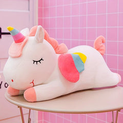 30cm Soft Unicorn Plush Toy Sleeping Pillow Doll Stuffed Plush Pillow for Girls