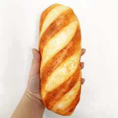 3D Simulation Bread Pillow Funny Food Plush Stuffed Toy for Kids