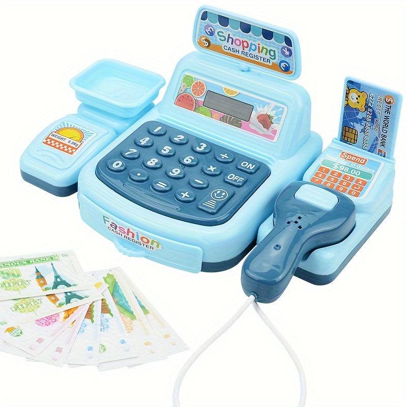 Children's Simulation Supermarket Cash Register Play House Toy