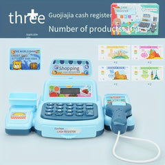 Children's Simulation Supermarket Cash Register Play House Toy