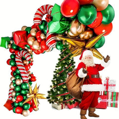 99pcs Christmas Balloon Arch Bridge Sets