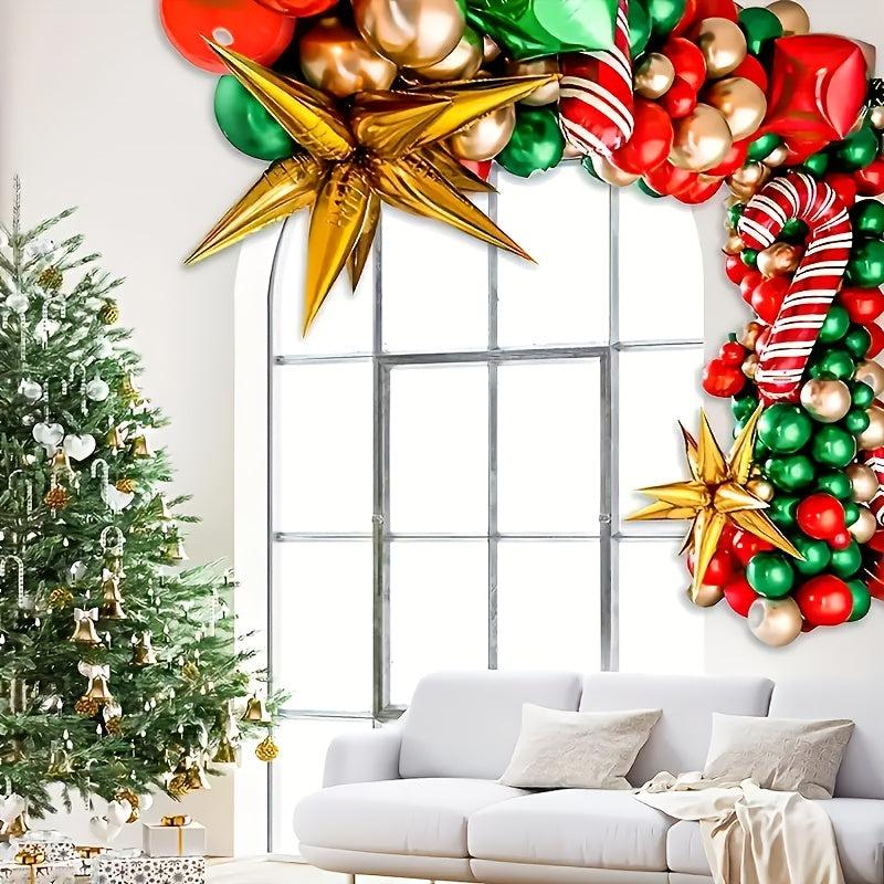 99pcs Christmas Balloon Arch Bridge Sets