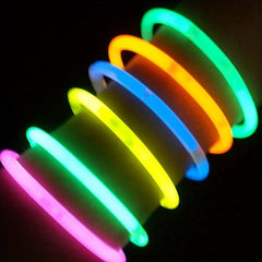 6 Pack Glow Stick Party Favors Glitter Fluorescent Luminous Sticks