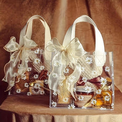 Small Daisy Gift Bag Wedding Bridesmaids Portable Gift Bag Shopping
