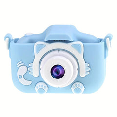 Digital Camera With Cat Silicone Cartoon Case Camera Toy