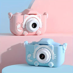 Digital Camera With Cat Silicone Cartoon Case Camera Toy
