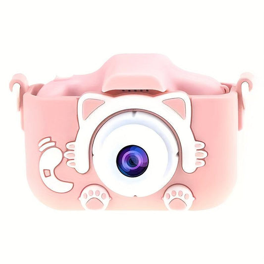 Digital Camera With Cat Silicone Cartoon Case Camera Toy